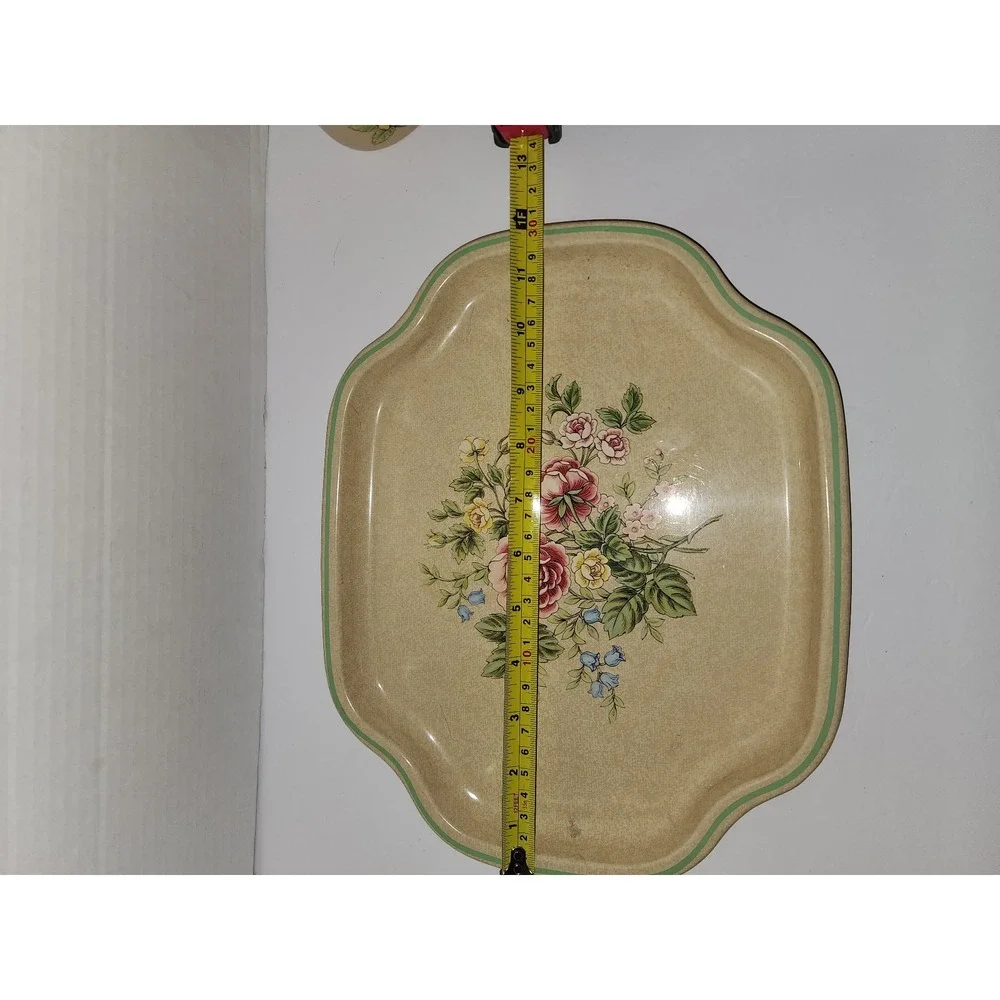 Avon Timeless Ariane The Full Vanity‎ Set Vintage Flowers Tray Bottles Powder